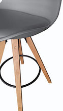Homexperts Barhocker 2-er Set Inka Ideal für Ihren Wohn-und Essbereich Set di 2 sedie da Bar, Grigio, B 48.5, H 108.5, T 55 cm