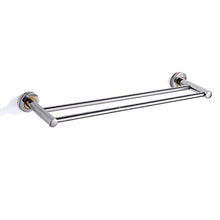 Portasciugamani da bagno in acciaio inox a parete spessa da 1 o 2 supporti da 40 cm / 50 cm / 60 cm