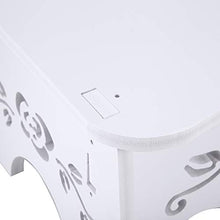 DFGH Sgabello da Toilette Bianco Accovacciata Sgabello da Bagno Bagno Squat Sgabello da Bagno da 7 Pollici