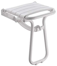 Godonnier 134700 - Sedile ribaltabile per doccia, in resina epossidica, colore: Bianco