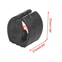 sourcing map 40 pz. Breuer Poltrona Piedi Piano Scivola Singolo Polo Forma a U Caps 22mm