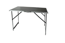 Brüder Mannesmann Werkzeuge Mannesmann M70111-Tavolo Multifunzione Pieghevole, Grigio