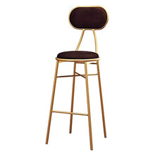 Sedia da pranzo, cuscini a braccio, seggiolone, seggiolone, sgabello da bar con sgabello Altezza e schienale for la colazione cucina e una sedia imbottita rotonda FACAI ( Color : 45cm , Size : 45Cm )