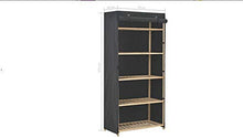 Hanper - Armadio in tessuto a 4 strati, per campeggio, con asta appendiabiti, 79 x 40 x 170 cm