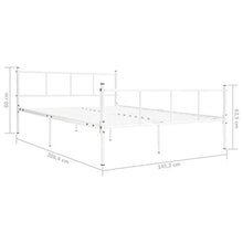 SKM Giroletto Bianco in Metallo 140x200 cm (16.25kg)