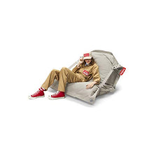 Fatboy Buggle-Up Outdoor Beanbag | Comoda Poltrona per Due Persone | Pouf Classico per Interni - Esterni | 180 x 140 cm | Polyester Fabric I Idrorepellente I Grigio