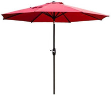 Ombrelloni da Giardino ombrellone Ombrellone 9' Esterno del Giardino Ombrellone UV70 +, Crank e Tilt, Tenda da Sole al di Fuori del Mercato Terrazza Deck Cortile o Pool Side ZDWN
