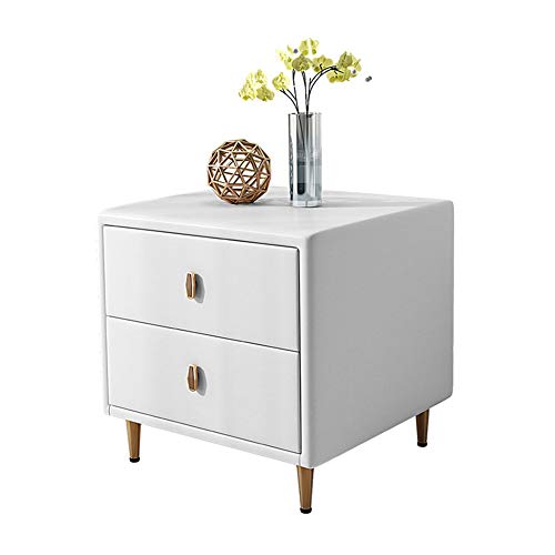 H-Comodini Camera Tavolino Laterale Comodino Armadio di Immagazzinaggio Nordic Mini Piccola Camera da Letto Comodino (Color : White, Size : A)