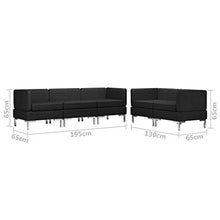 Festnight 5 pz Set di Divani Modulari Angolari Moderno in Tessuto Divano Moderno ad Angolo per 5 Persone Divano con Penisola Divano per Soggiorno con 5 Posti Disponibile in Tanti Colori Diversi