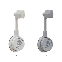 Regolabile Supporto Doccia Universale in Bagno Doccia a Staffa ugello Ventosa Stand, Bianco