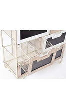Edell – Cassettiera in legno e metallo, 6 cassetti Margherite