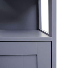 Mendler Arredo bagno mobile sottolavabo HWC-B63 MDF verniciato 30x60x60cm grigio