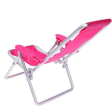 Pieghevole Sedia a Sdraio Sedia a Sdraio Beach Chair Casa delle Bambole Mobili Mini Doll House Prop Accessori