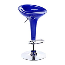 ZHJING Seggiola da Bar Sgabelli da Bar Sgabelli da Bar Sgabelli da Bar Sgabelli Alti da Bar Sgabello Alto da Bar Regolabile in Altezza (Color : Blue)