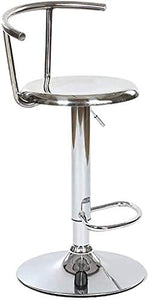 Suge Sgabelli da Colazione Cucina Sollevamento Sgabelli Chrome Sgabelli Stoolwith Schienale Regolabile Girevole Bar sgabelli- Alto Sgabello Creativo Schienale Barra di Metallo Schienale