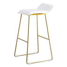 LWW Sgabelli, Barstool- Ferro Leg e Ecopelle Seat- Sedia da pranzo perfettamente nei bar, piani cucina, caffè, mercati,Seduto altezza 75 cm,Seduto altezza 75 cm