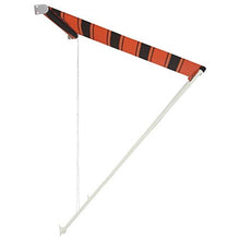 Tenda retrattile 100 × 150 cm arancione e marrone