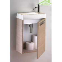 Kit Mobile lavabo RIHO & SLIMLINE SET 65 in legno laccato satinato, 80 x 38 a 60,5 cm