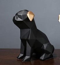 LHQ-HQ Decorazioni Arte Artigianato Geometria Bulldog Wine Cooler Cane Portico Decorazione della casa 1 Soggiorno