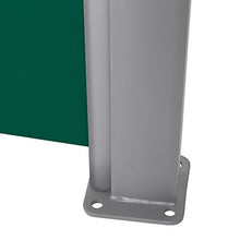 Nemaxx SCA180 Frangivento Tenda Laterale Verde Tendino 180x300 cm Telaio Verde cassoneto Grigio