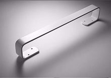 XPY-Towel rack Portasciugamani stile europeo bagno verniciato bianco portasciugamani traforato asciugamano asta appendiabiti 30 cm