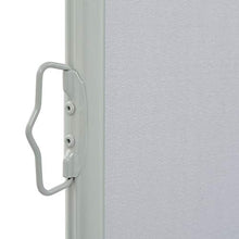 Tidyard Tenda da Sole Laterale Retrattile,Tenda Paravento per Esterno, Protezione da Sole da Giardino, Tendalino per Patio Terrazzo 140 x 300 cm Grigia