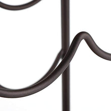 Bicaquu Portabottiglie per Vino, 8 Bottiglie Portabottiglie per Vino da Appoggio in Ferro Scaffale per Vino Impilabile Salvaspazio Scaffale per Vino da Tavolo Autoportante per Ripiano