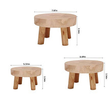 MSYG - Panca per piante in legno massiccio, con sgabello alto, per balconi, piante grasse e orchidee, per casa, ufficio, giardino