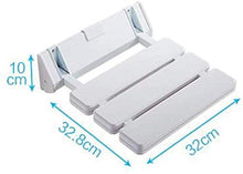 Montaggio a parete Maniglioni da Bagno Maniglia di Sostegno in Alluminio Doccia Sgabello, Bagno privato, Vecchio, Donna Incinta, Doccia disabili Supporto Sedile Bianco Accessori da Bagno