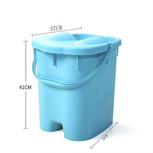 Massaggiatori Elettrici per I Piedi Pediluvio Massaggiatore Barilotto per Il Pediluvio Coibentante per L'Aumento E L'ispessimento con Coperchio ZHANGGUOHUA (Color : Blue)