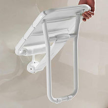 LYLSXY Sgabelli da Bagno, Doccia Pieghevole Sedile da Bagno da Bagno per Vasca da Bagno Sgabello da Bagno Sgabello, con Gambe Di Supporto, Carico Di 350 Libbre (Bianco, Giallo),Bianca