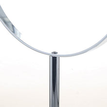 TUKA Specchio Bagno per Trucco 10X Ingranditori, 8" Doppio Specchio Cosmetico con Piedistallo, ø 20 cm Specchio da Tavolo per Trucco e Rasatura, 2 Facciate Vanity Mirror, Cromato, TKD3108-10x