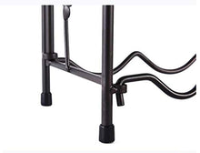 OUGEA Porta Bottiglie Vino,Porta Bottiglie retrò in Ferro battuto espositore per Bicchieri Vino Tavolo Accessori per Porta Bottiglie per Cucina Ristorante e Bar Bronzo