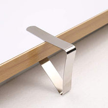 TUANTUAN12 pezzi clip per tovaglia in acciaio inox, supporto per feste, picnic, ristoranti, feste, campeggio, matrimoni