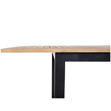 Chicreat Tavolino allungabile con ripiano in acacia FSC, 140/180 x 90 x 74/76,5 cm