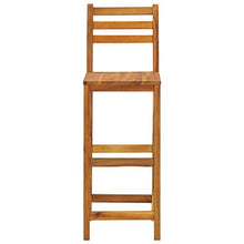 Tidyard 3/5/7 pz Set da Bar Cucina Classico in Legno Massello di Acacia,Set Tavolo e Sedie da Bar Legno,Set Tavolo e Sedie da Cucina Legno,Set Tavolo Rettangoalre e 2 Sedie con Schiena da Bar Legno