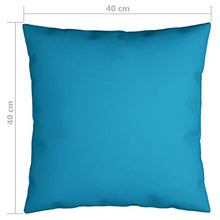 Buyounger Cuscini Decorativi 4 pz Blu 40x40 cm in Tessuto