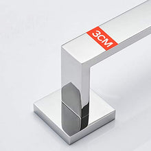 Portasciugamani Da Parete, 40 cm Porta Asciugamani da Bagno, Cromo Lucido