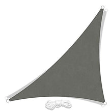 JYYnet Vela Ombreggiante, Vela Parasole Triangolo Tenda a Vela Impermeabile Protezione Raggi UV Vela Tenda per Giardino Terrazza Campeggio(3 x 3 x 4,3 m, grafite)