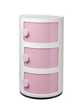 UMCCY Semplice plastica Libera Combinazione Locker con la Porta della Camera da Letto Bambini armadi del Comodino Snack Toy armadietto, 1, Due Bianchi