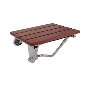 MGMDIAN Pannello in Legno massello Pieghevole Sedia a Muro Sedia-Bagno Bagno-Vecchio Uomo Sgabello da Parete Sgabello da Parete Panca Accessori da Bagno
