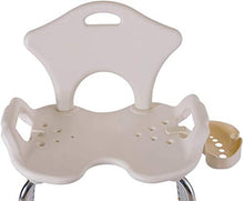 Sgabello da doccia Bagno sgabello bianco addensare in lega di alluminio Bath Chair Altitudine doccia regolabile Sgabello Bagno sgabello da bagno sedia incinta banco Donna Bagno con doccia staccabile B