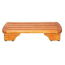 AYHa Bagno sgabello di legno Barrel Poggiapiedi Passo Bench piccolo sgabello rettangolo sgabello da doccia Sgabello Pedale impermeabile antiscivolo Doccia Bench