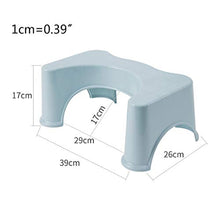 cdhgsh Bagno Squatty Vasino WC Sgabello Bambini Donna Incinta Sedile WC Poggiapiedi Squatty Vasino Azzurro