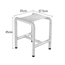 HLY - Sgabello da bagno semplice, multifunzione, antiscivolo, per riporre la sedia da bagno, cambia scarpe, sgabello da uomo anziano, donna incinta 0106, B