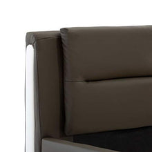 UnfadeMemory Giroletto in Similpelle, Letto Piattaforma Materasso Base Letto con Testiera (120x200 cm, Grigio)