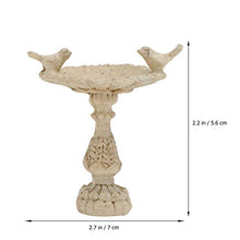 UPKOCH In Miniatura Fata Giardino 1: 12 Resina dell'Annata Bagno di Uccello Mini Uccello Piscina Fontana Decorazione per La Decorazione Domestica Ornamenti 6. 6X6. 4Cm