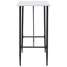 UnfadeMemory Set da Bar Set di mobili per Cucina, Mobili da Bar Tavolo 5 pz in Tessuto Crema