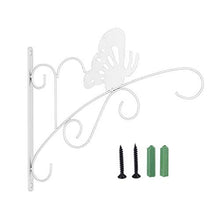 kdjsic Farfalla in Stile Nordico Appeso a Parete Supporto per Vaso di Fiori Staffa per Piante Appendiabiti per Balcone Decorazione da Giardino