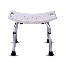 Sedia da bagno e doccia 6 marce regolabile vasca da bagno per anziani sedia da doccia panca sgabello sedile antiscivolo sedia da bagno panca-bianca